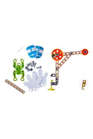 Conjunto de experiências científicas em faia - 37 peças - Dos 4 aos 12 anos