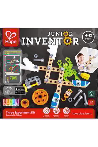 Conjunto de experiências científicas em faia - 37 peças - Dos 4 aos 12 anos