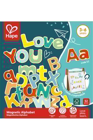 Alfabeto magnético em tília - Dos 3 aos 6 anos