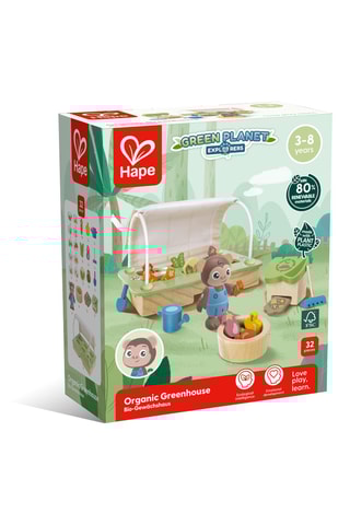 Estufa de jardinagem em faia - 32 peças - Dos 4 aos 10 anos