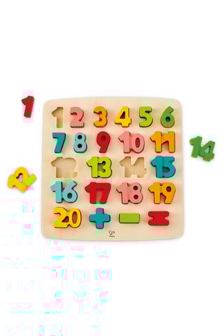 Quebra-cabeça Chunky Number Math - 24 peças - Dos 3 aos 10 anos