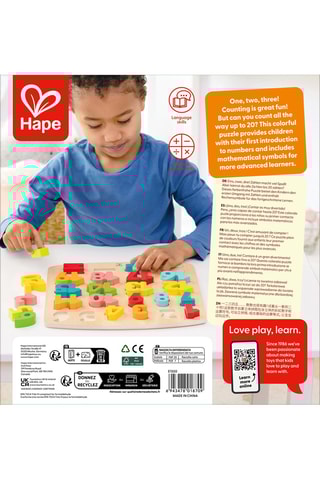 Quebra-cabeça Chunky Number Math - 24 peças - Dos 3 aos 10 anos