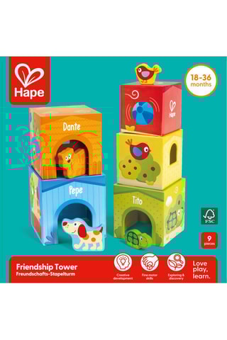 9 cubos empilháveis - Dos 18 aos 36 meses