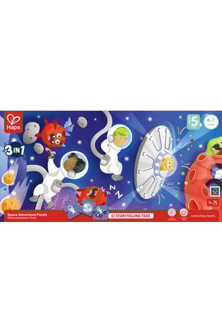 Puzzle Aventura espacial - 120 peças - Dos 4 aos 7 anos