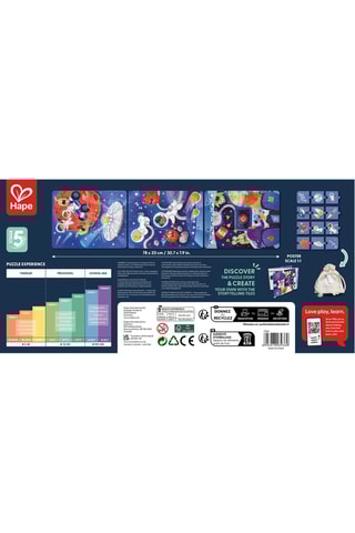 Puzzle Aventura espacial - 120 peças - Dos 4 aos 7 anos