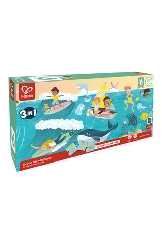 Puzzle Os amigos do oceano - 156 peças - Dos 5 aos 9 anos