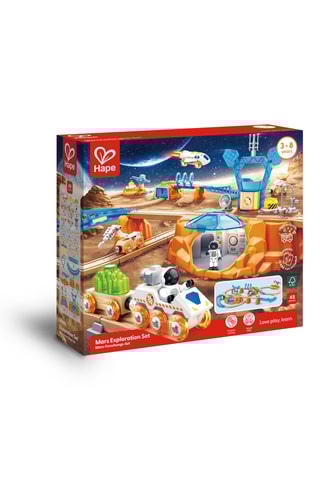 Circuito de trem em faia - 48 peças - 3 aos 8 anos