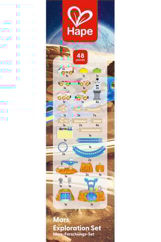 Circuito de trem em faia - 48 peças - 3 aos 8 anos