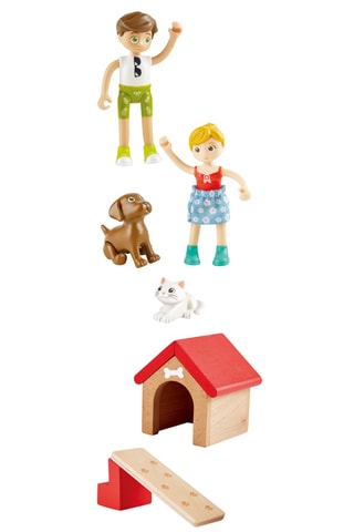 Casa de bonecas interativa com sons em faia - Dos 3 aos 10 anos