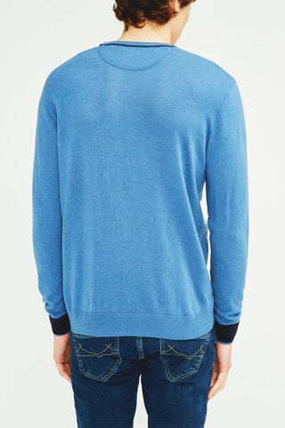 Camisola em lã - Azul - Azul