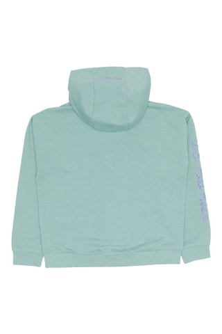 Sweat com capuz - Verde-água - Verde