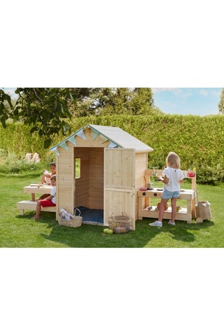 Cabane en bois Blanche - De 3 à 7 ans