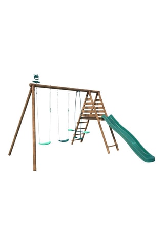 Station de jeux en bois Violette - De 3 à 12 ans