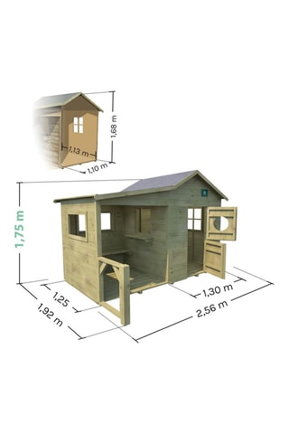 Cabane en bois Hacienda - De 3 à 12 ans