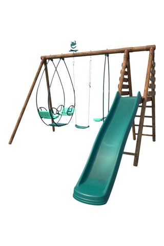 Station de jeux en bois Nigel - De 3 à 12 ans