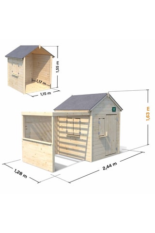 Cabane en bois Alpaga - De 3 à 12 ans