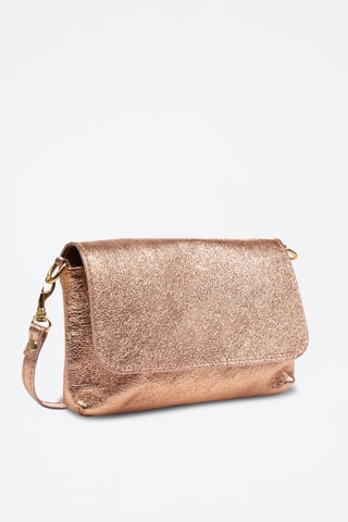 Leren Schoudertas Arcevia - Roségoudkleurig 