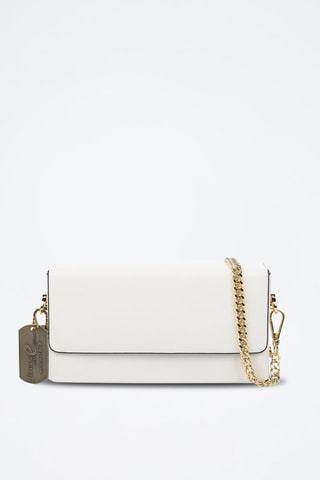 Borsa a tracolla in pelle - Bianco