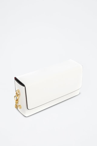 Borsa a tracolla in pelle - Bianco