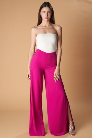 Broek Hoge Taille - Roze