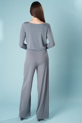 Broek Hoge Taille - Grijs