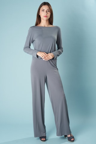 Broek Hoge Taille - Grijs