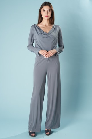 Broek Hoge Taille - Grijs