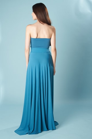 Top bustier - Turchese