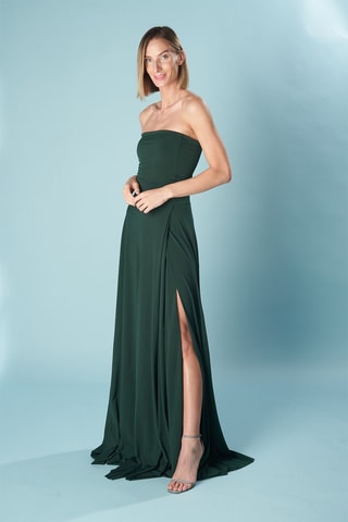 Top bustier - Verde scuro