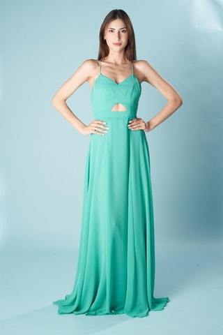 Lange Jurk Mahon - Turquoise