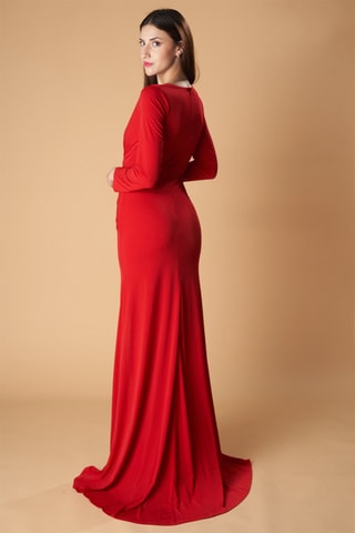 Lange Jurk Viena - Rood