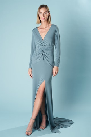 Lange Jurk Viena - Lichtblauw