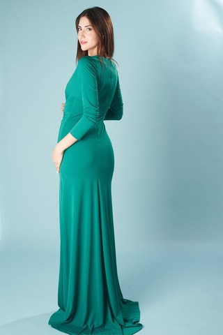 Lange Jurk Viena - Turquoise