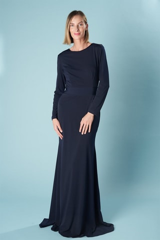 Lange Jurk Verona - Marineblauw