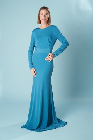 Lange Jurk Verona - Turquoise