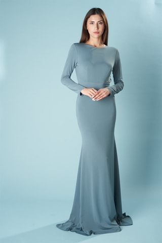 Lange Jurk Verona - Lichtblauw