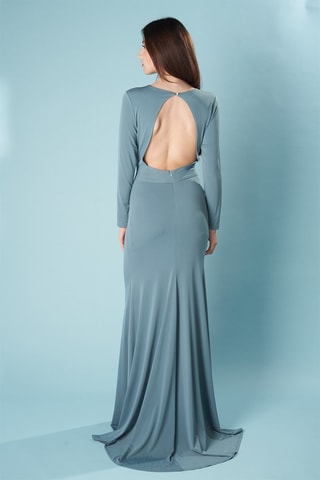 Lange Jurk Verona - Lichtblauw