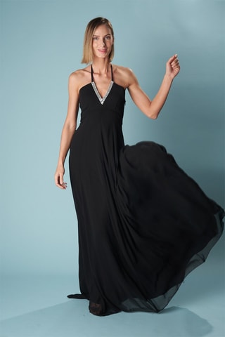 Lange Jurk Monaco - Zwart