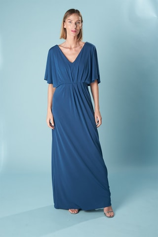 Lange Jurk - Pauwblauw