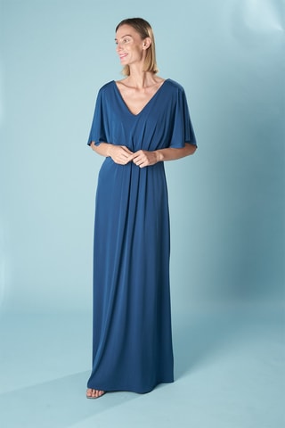 Lange Jurk - Pauwblauw
