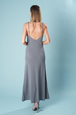 Lange Jurk - Grijs