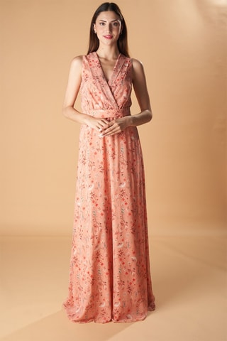 Lange Jurk Ronda - Zalmroze