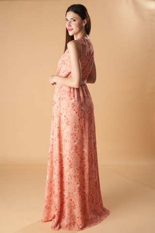 Lange Jurk Ronda - Zalmroze