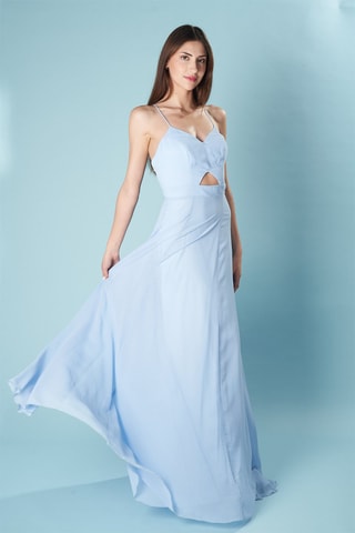 Lange Jurk Mahon - Hemelsblauw