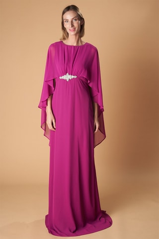 Jurk met empiretaille Niza - Fuchsia