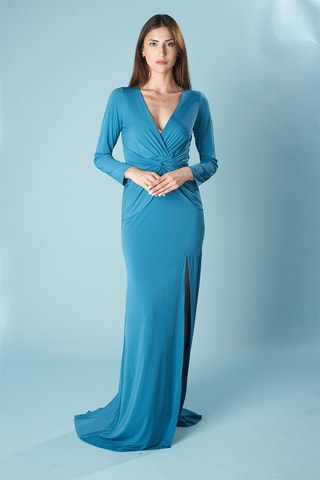 Lange Jurk Viena - Turquoise