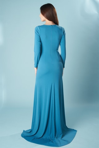 Lange Jurk Viena - Turquoise