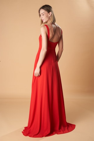 Lange Jurk Silicia - Rood