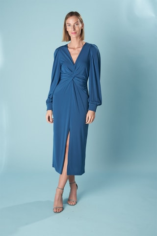 Midi-jurk Minsk - Kobaltblauw