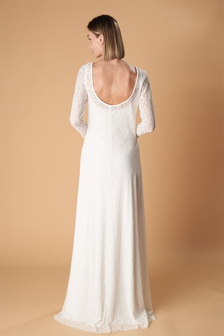 Lange Jurk Eugenia - Ivoorkleurig